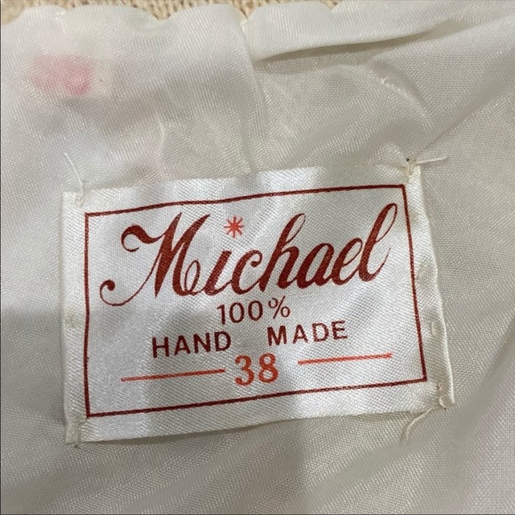 Vintage beige orange western sequin tank blouse - Picture 9 of 9